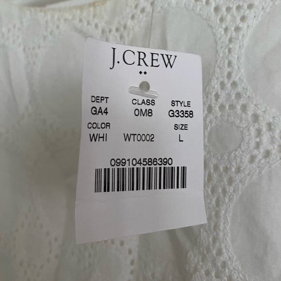 J. Crew white bell sleeve dress - NWT - Picture 5 of 11